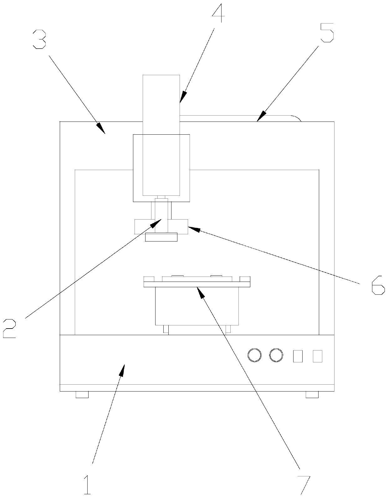 Grinding machine for mechanical and electrical equipment parts