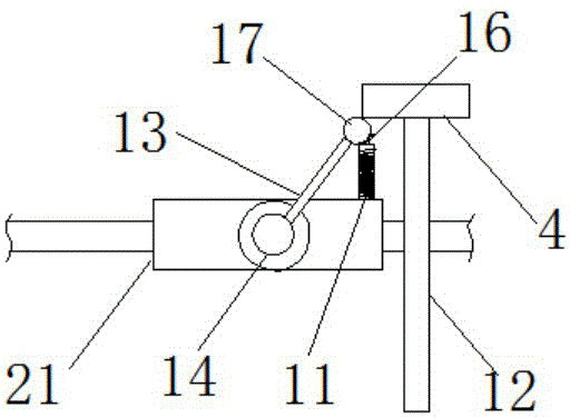 Automatic water-outgoing tower-crane type drinker with function of feeding