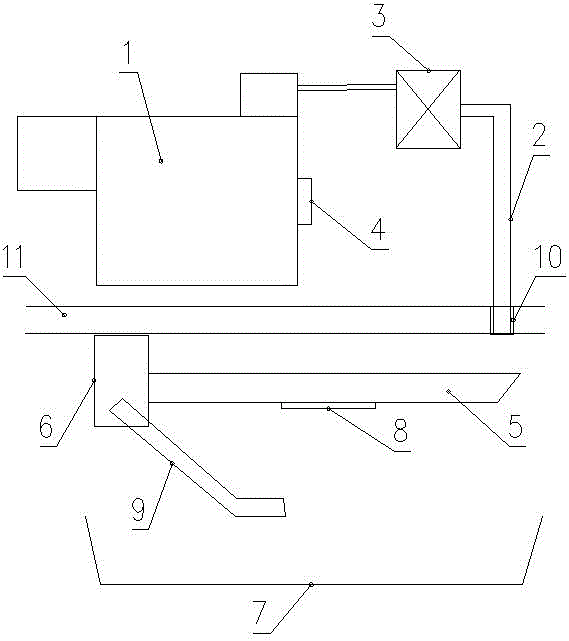 Ice maker for air-cooled refrigerator and control method thereof