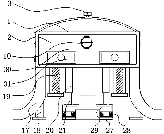 Waterproof type soft robot being capable of monitoring water quality and having camera function