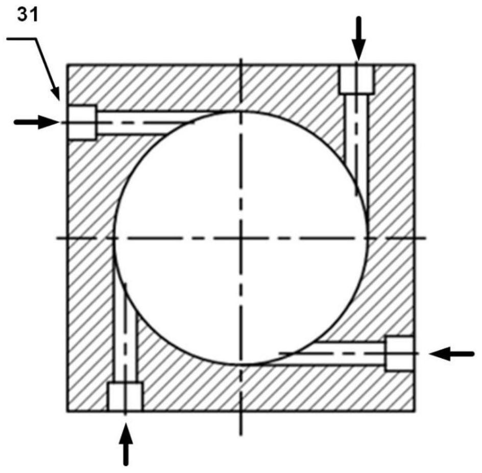 Underwater laser repairing device and method based on metal matrix composite material preparation