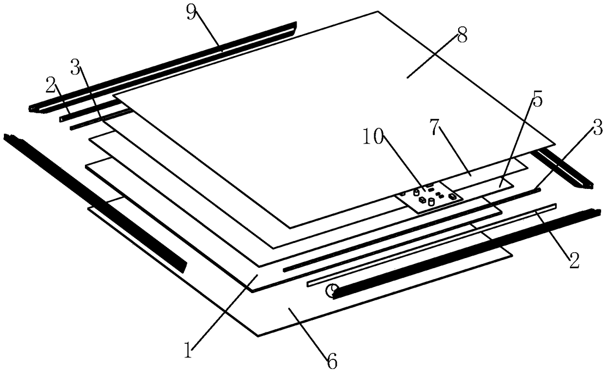 High-voltage LED panel lamp