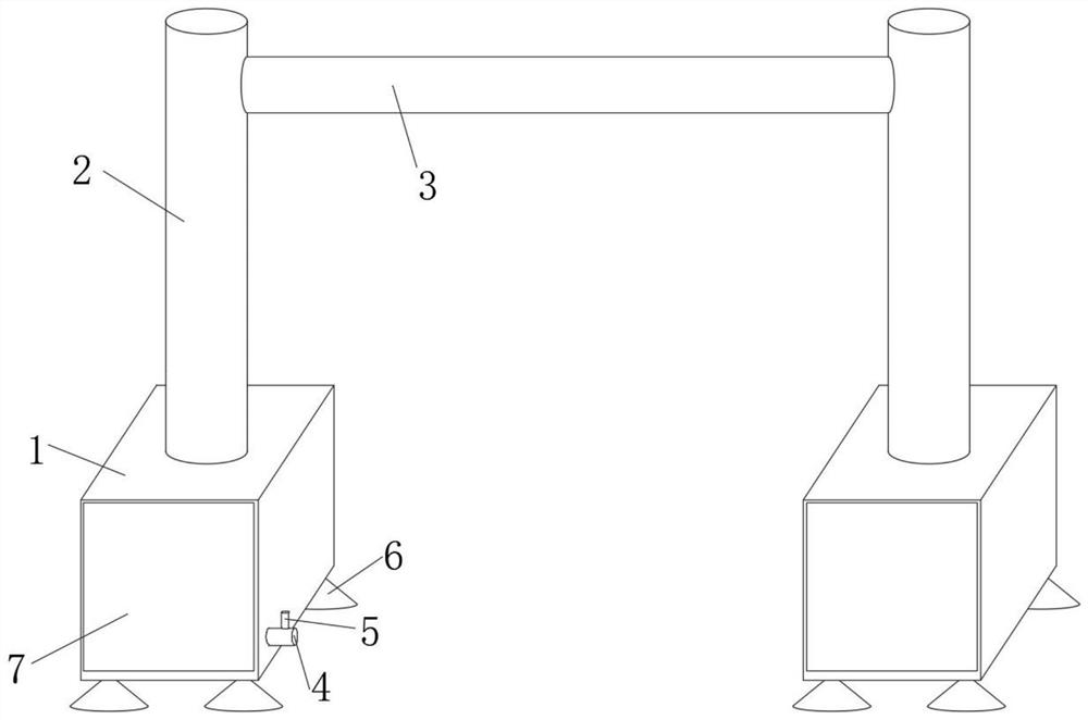 Comprehensive physical fitness testing device for physical exercise