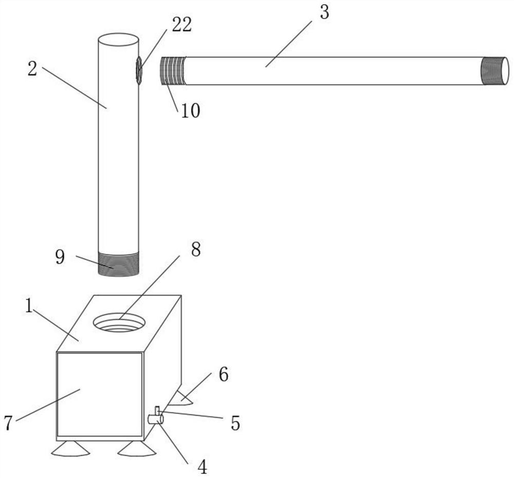 Comprehensive physical fitness testing device for physical exercise