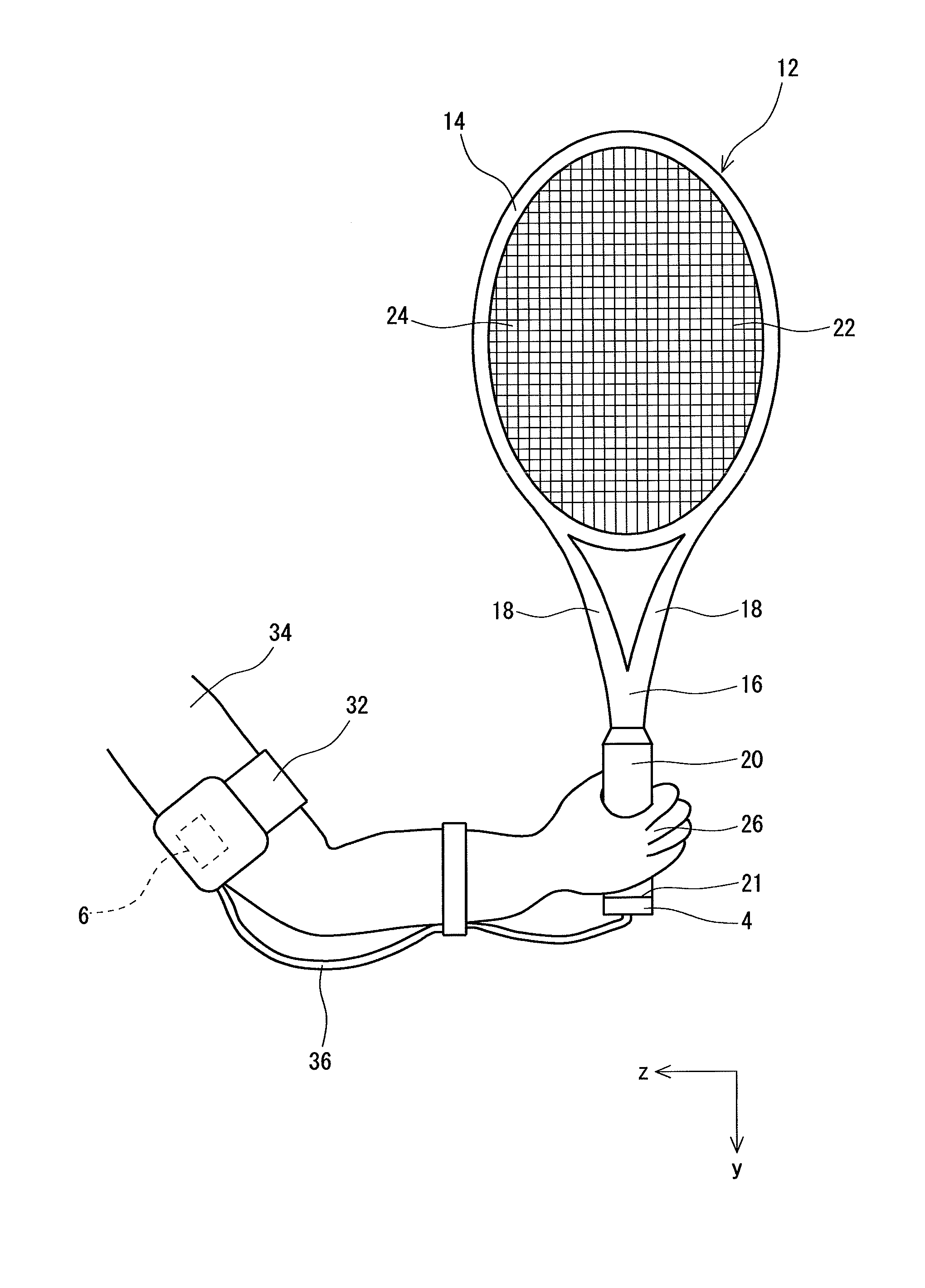 Tennis swing analysis method