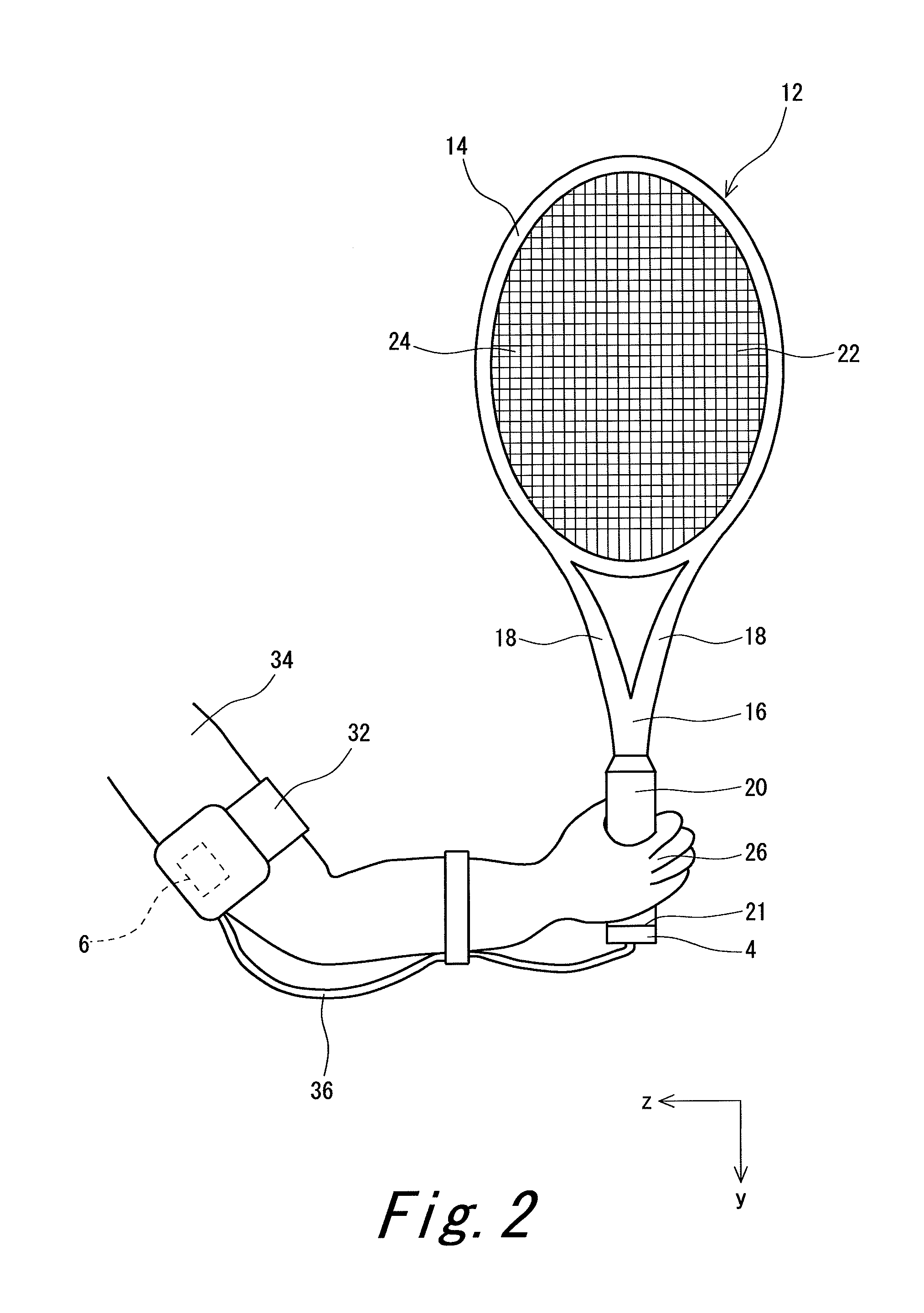 Tennis swing analysis method