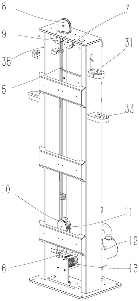 Rope movement training equipment