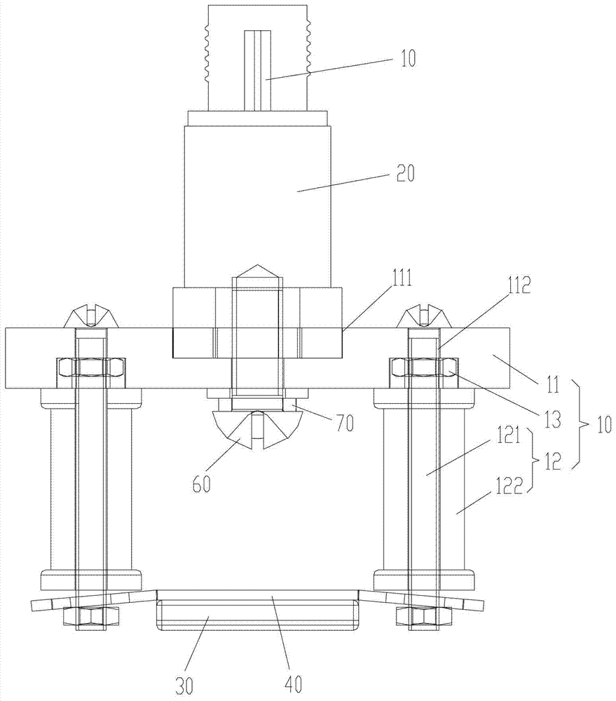 Sensor installation protection device and air conditioner vibration detection device