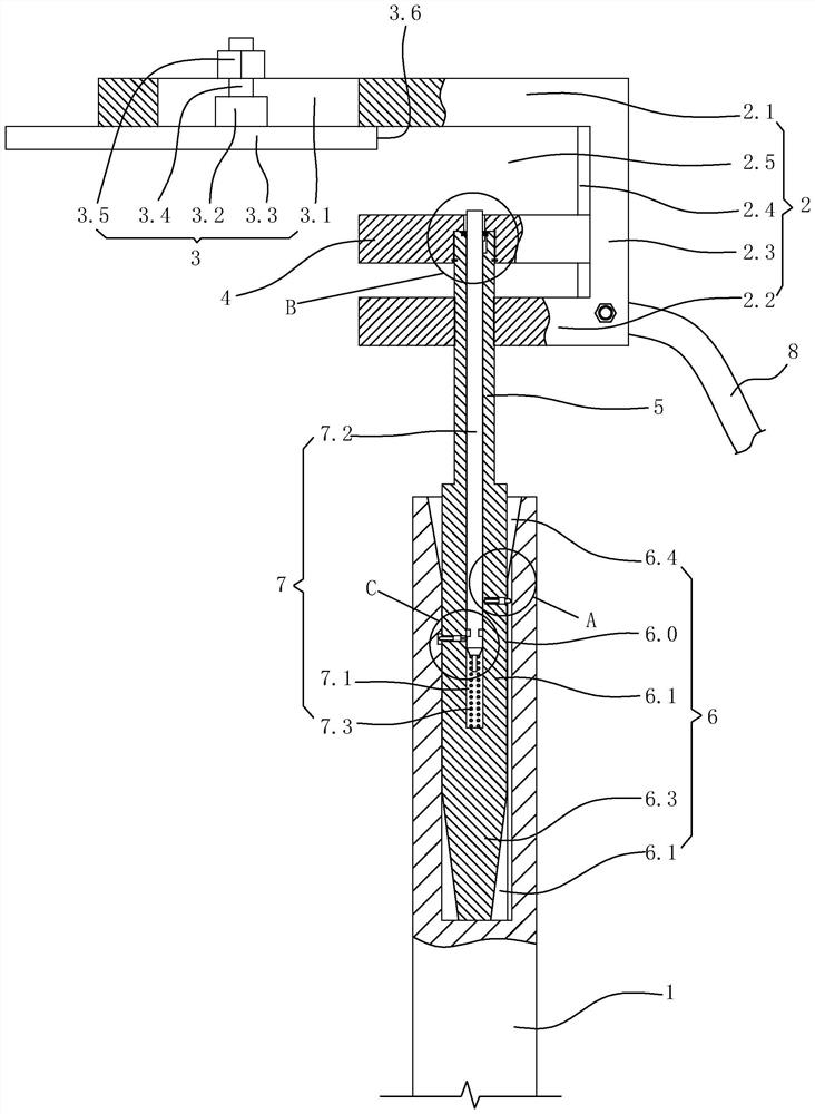 Ground wire hitch for easy hooking