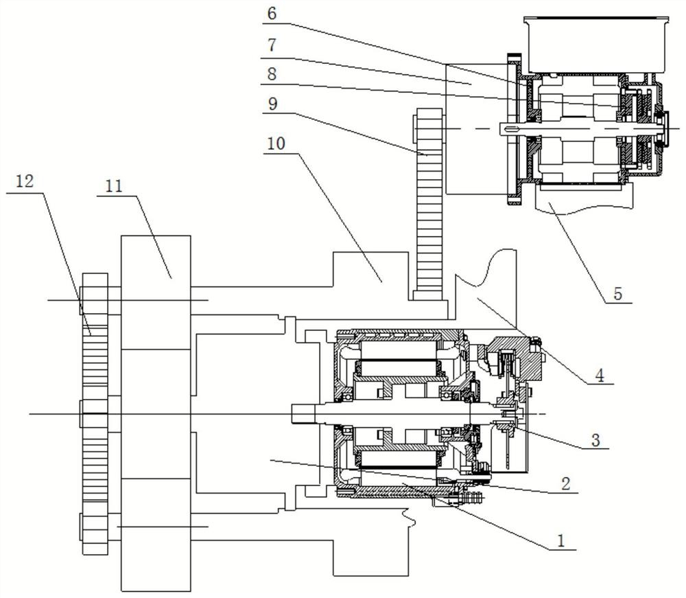 Four-wheel independent driving wheel carrier posture-adjustable vehicle comprehensive driving system