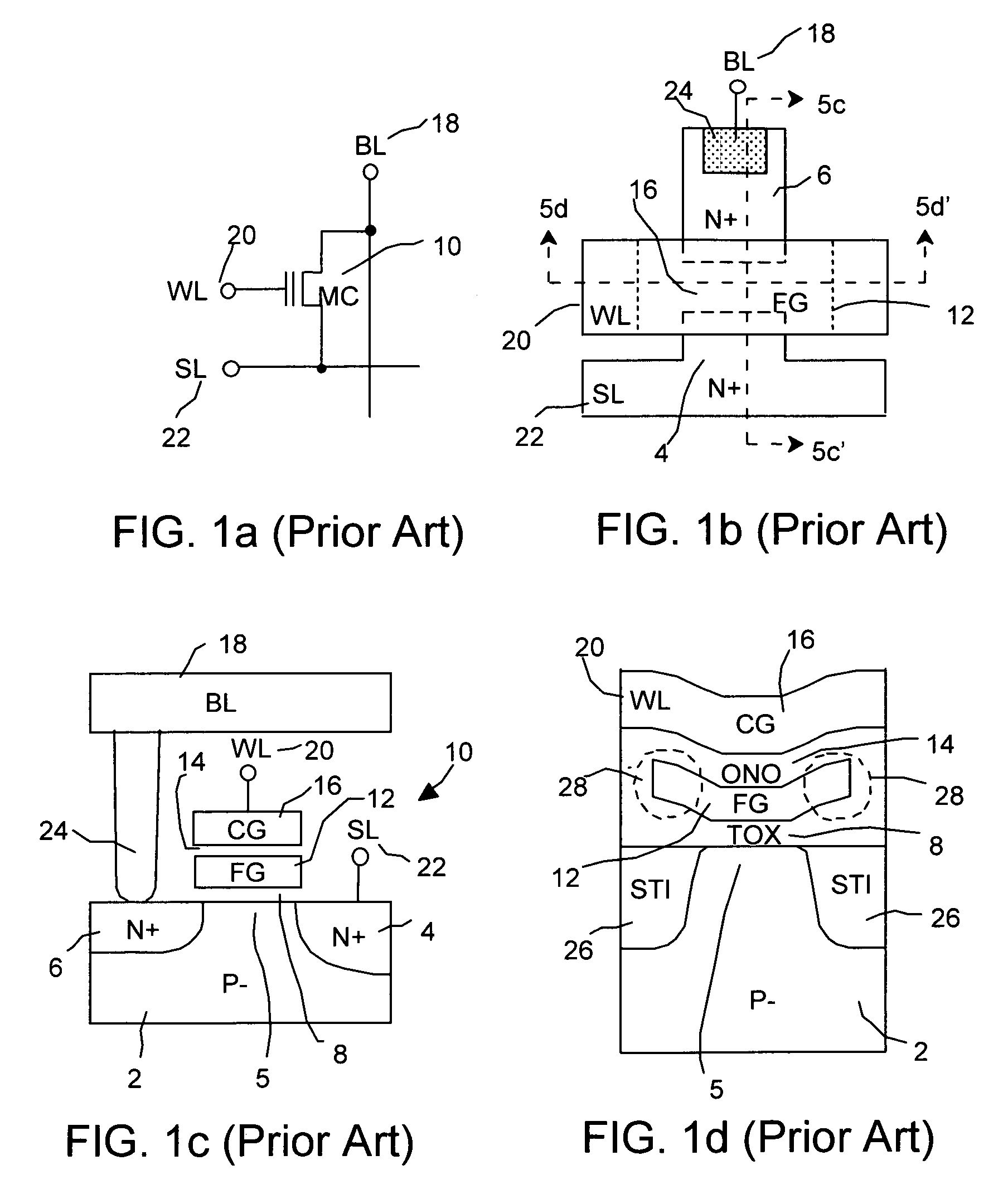 Monolithic, combo nonvolatile memory allowing byte, page and block write with no disturb and divided-well in the cell array using a unified cell structure and technology with a new scheme of decoder and layout