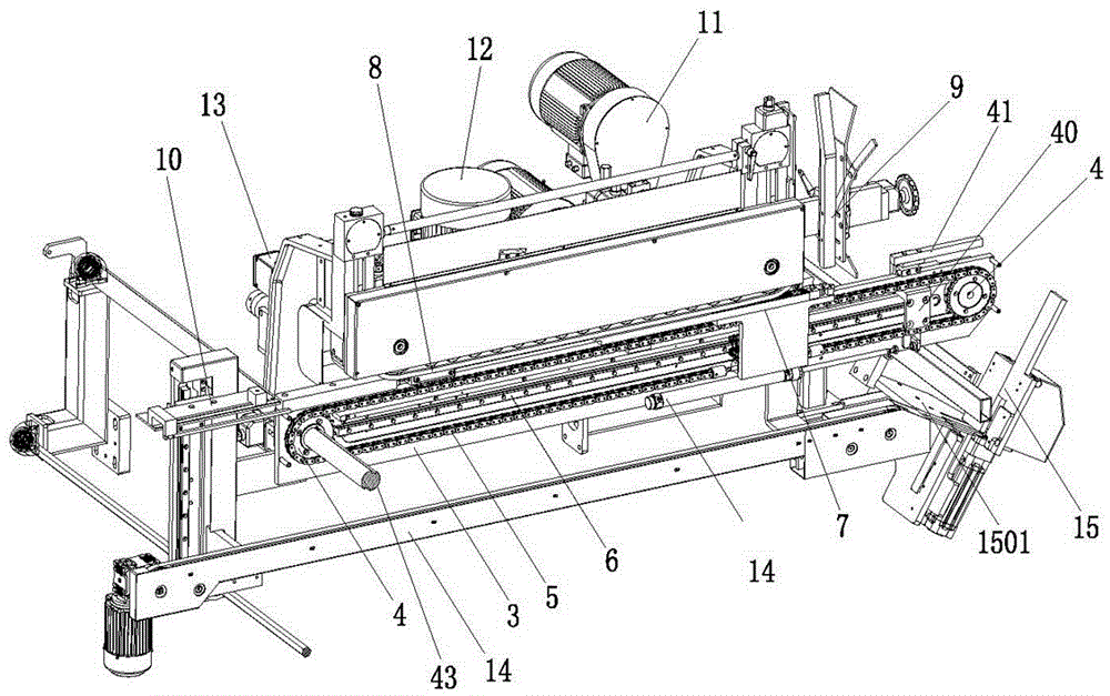 Novel numerical control woodwork processing equipment