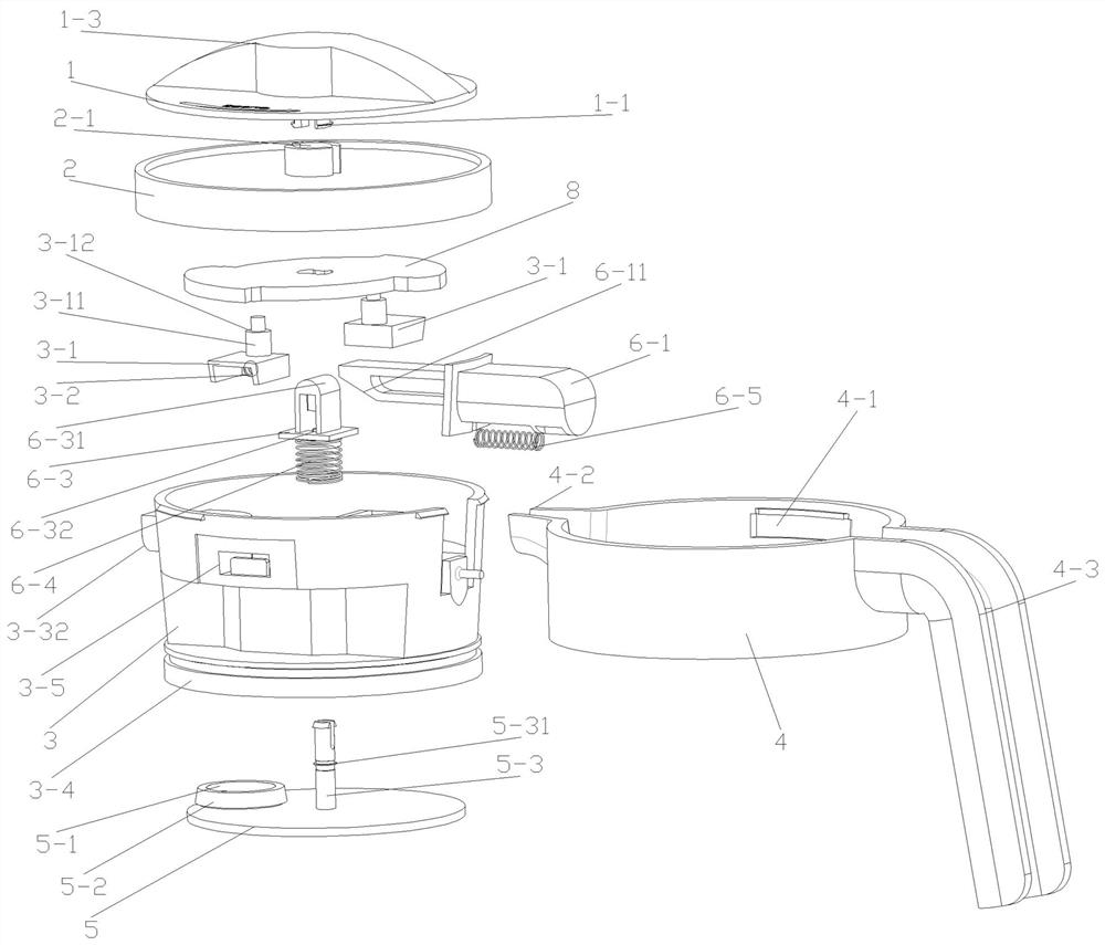 Kettle cover and heat preservation kettle