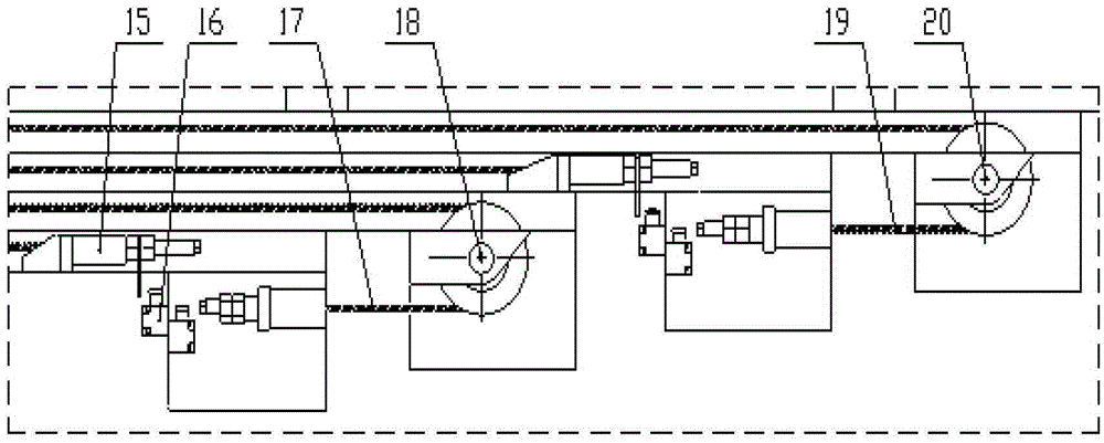 Boom telescopic device, boom and construction machinery