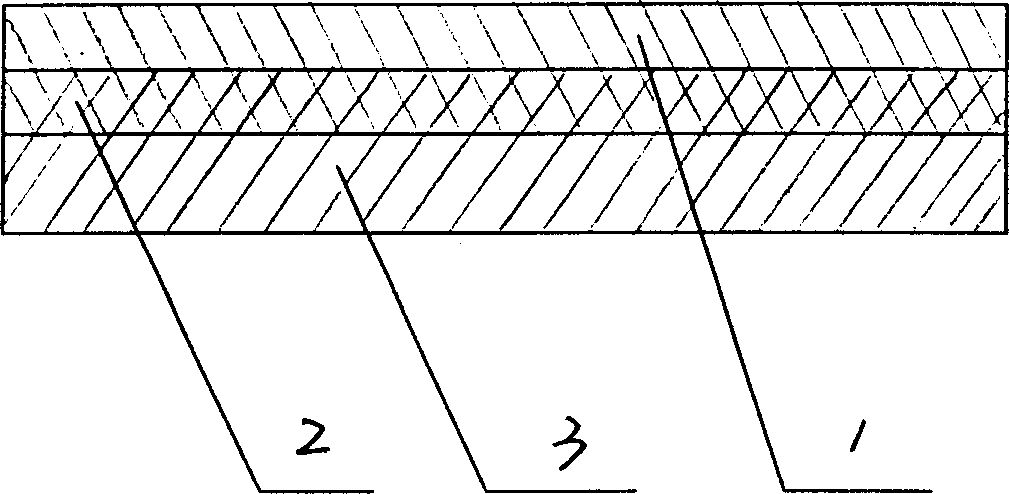 Sponge with gas phase rust-proof layer and pressure-sensitive adhesive for multiple metal and its production method