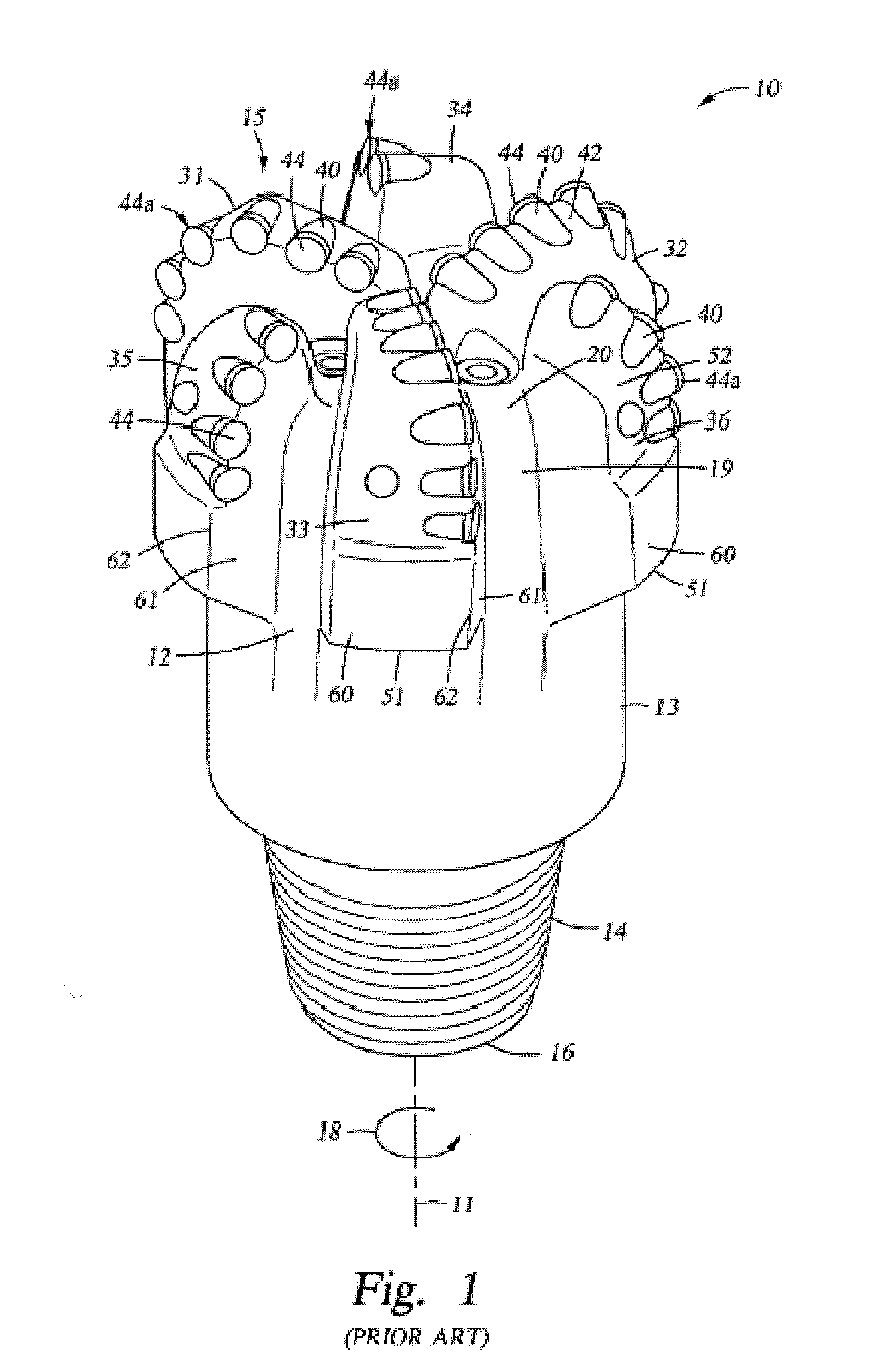 Cutting structures for fixed cutter drill bit and other downhole cutting tools