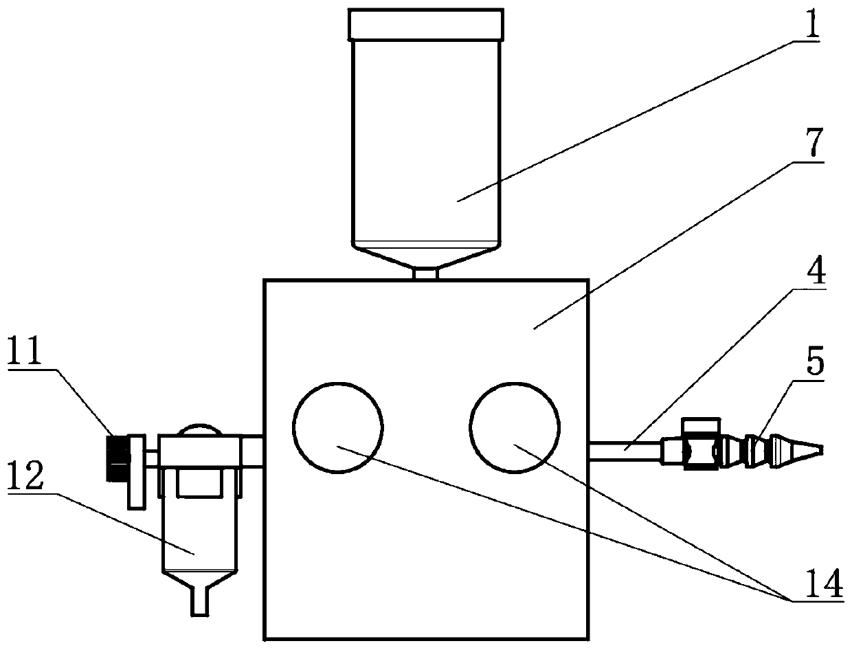 Micro lubricating device and using method thereof