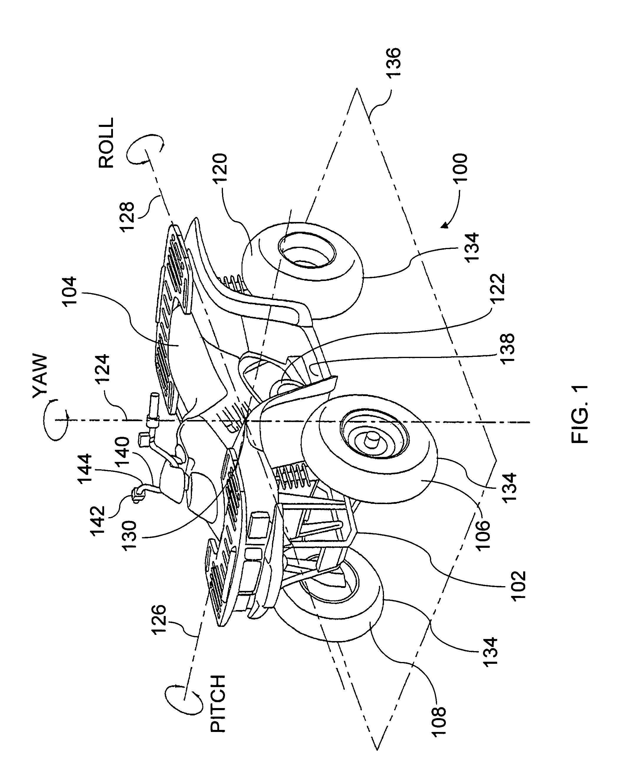 All terrain vehicle with multiple steering modes