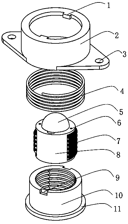 LED (light-emitting diode) lamp bead