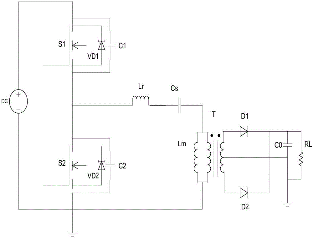 Large-power LED street lamp power supply circuit system and illumination power intelligent adjusting method