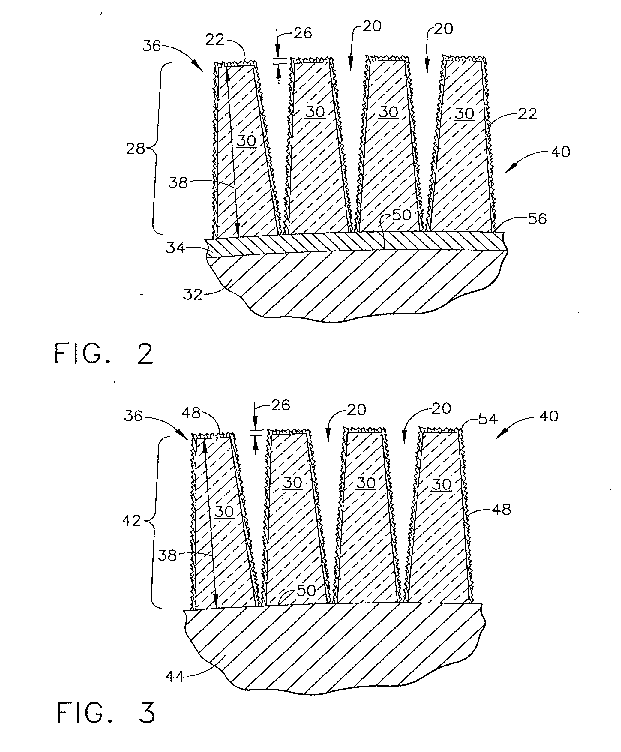 Atomic layer deposition for turbine components