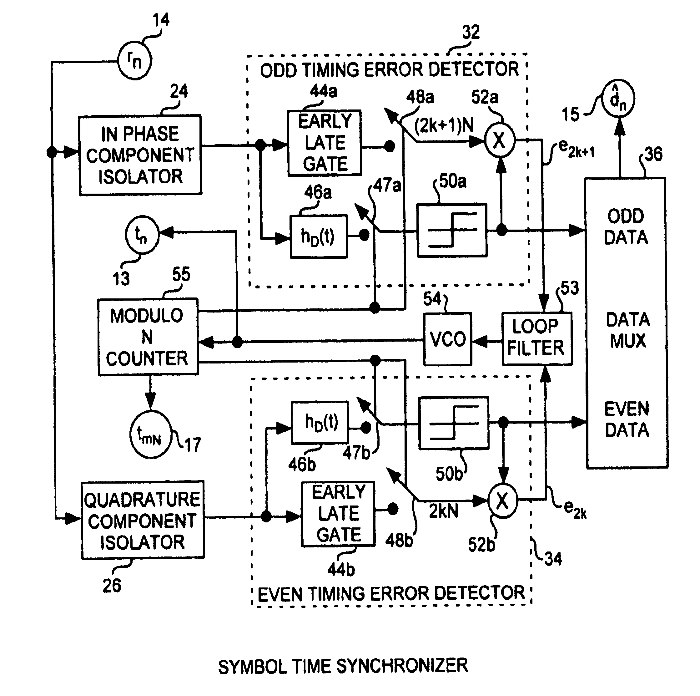 Data aided symbol timing system for precoded continuous phase modulated signals