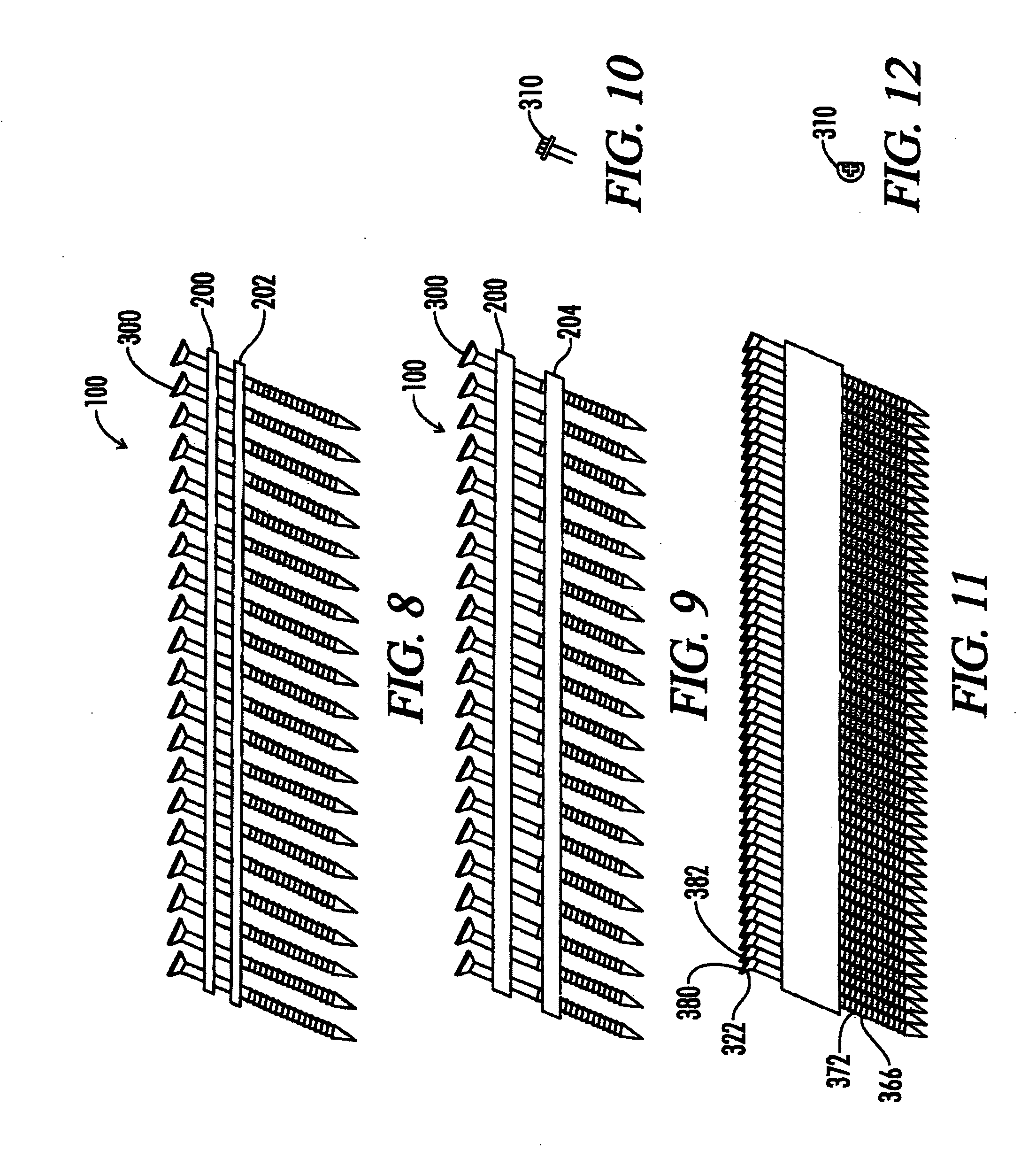 Impact-drivable screw with elastomer seal and tip highlight