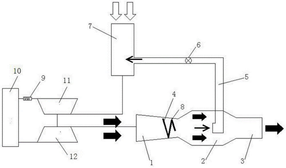 Particulate matter removing device of marine heavy-duty diesel engine EGR system