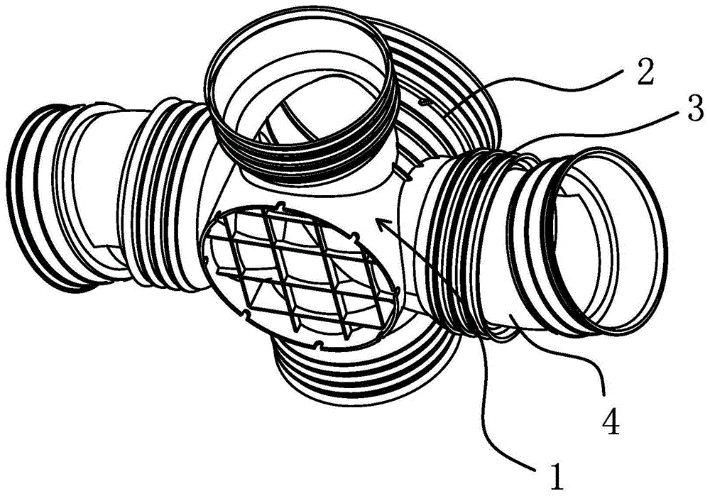 A variable-angle plastic inspection well