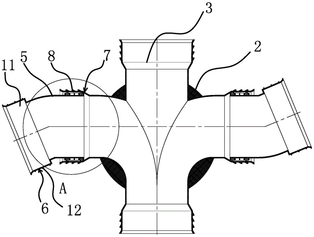 A variable-angle plastic inspection well