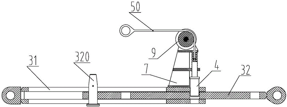 Crane boom mechanism and crane