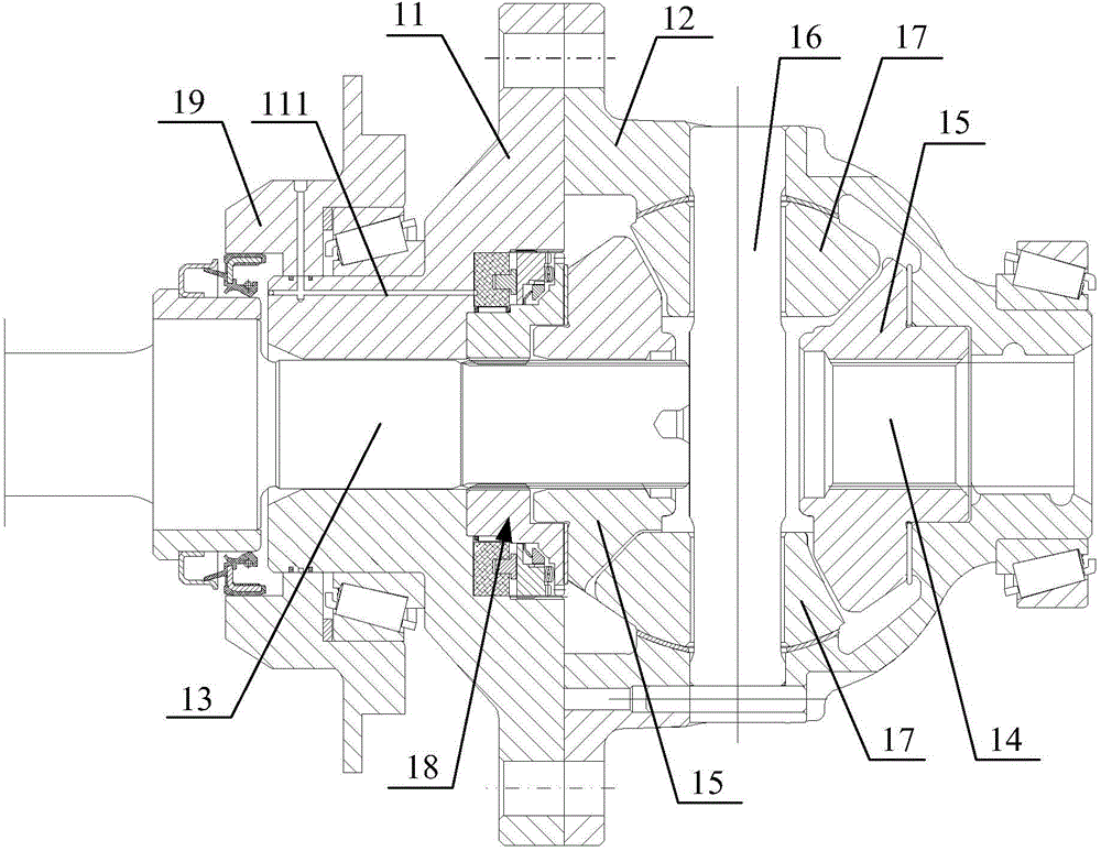 Locking differential and automobile