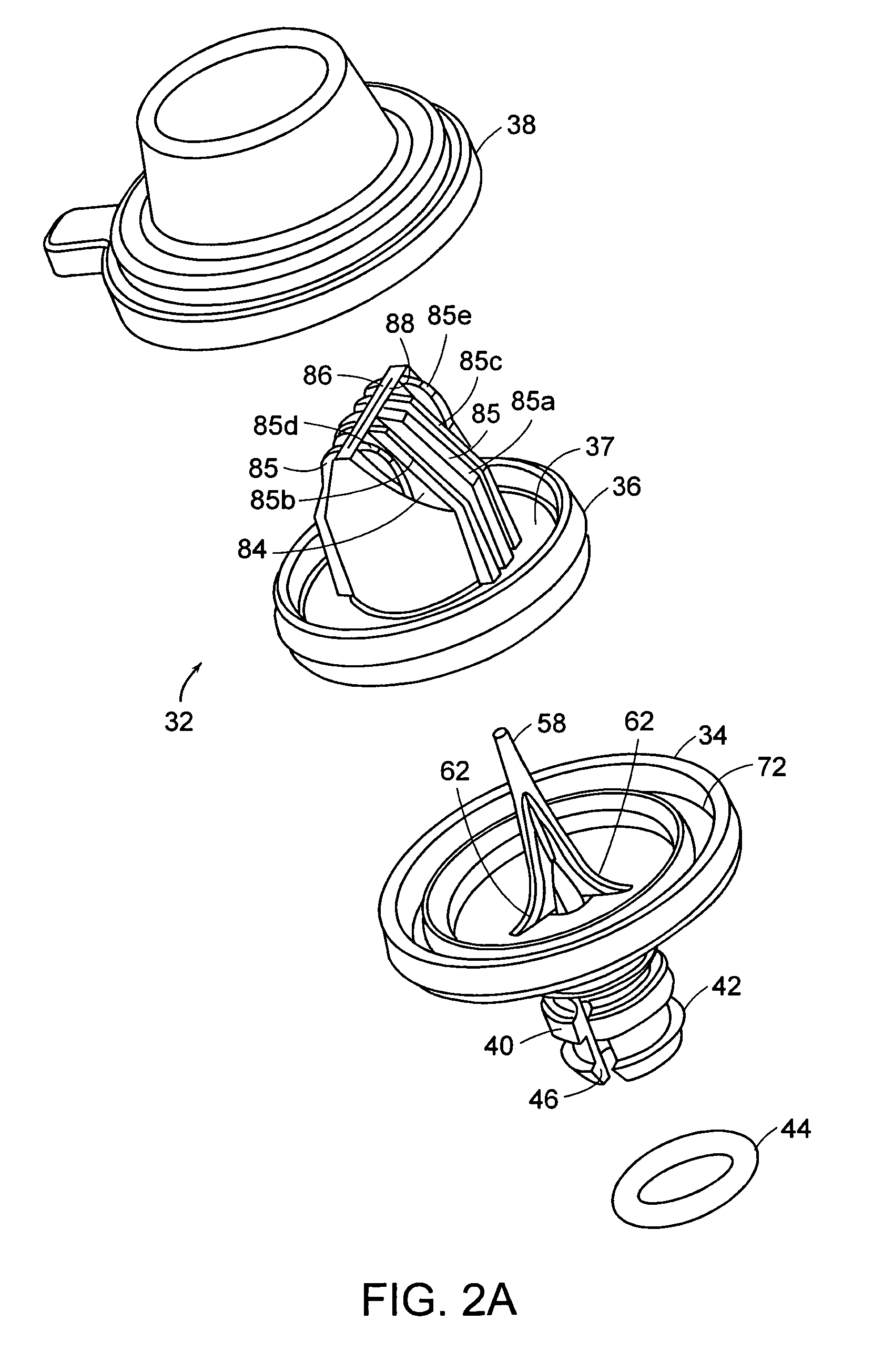 Valve for use with chest drainage system