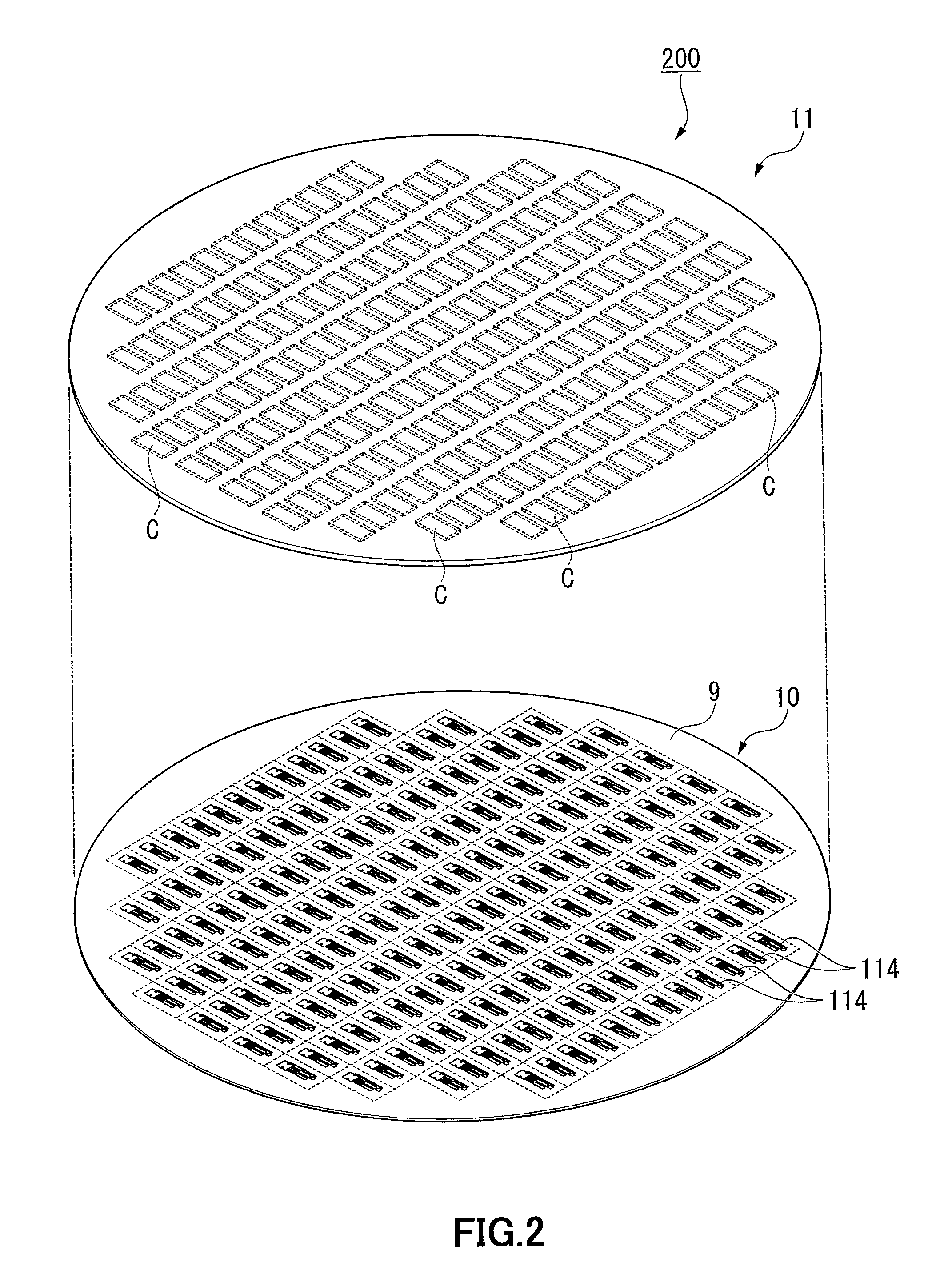 Anodic bonding method and piezoelectric vibrator manufacturing method