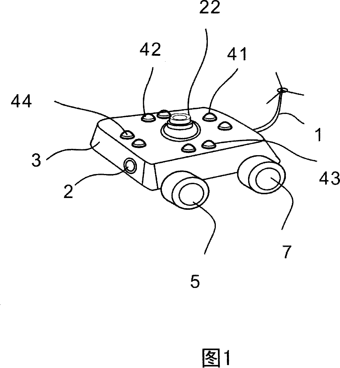 A classis inspection device for mobile motor vehicle