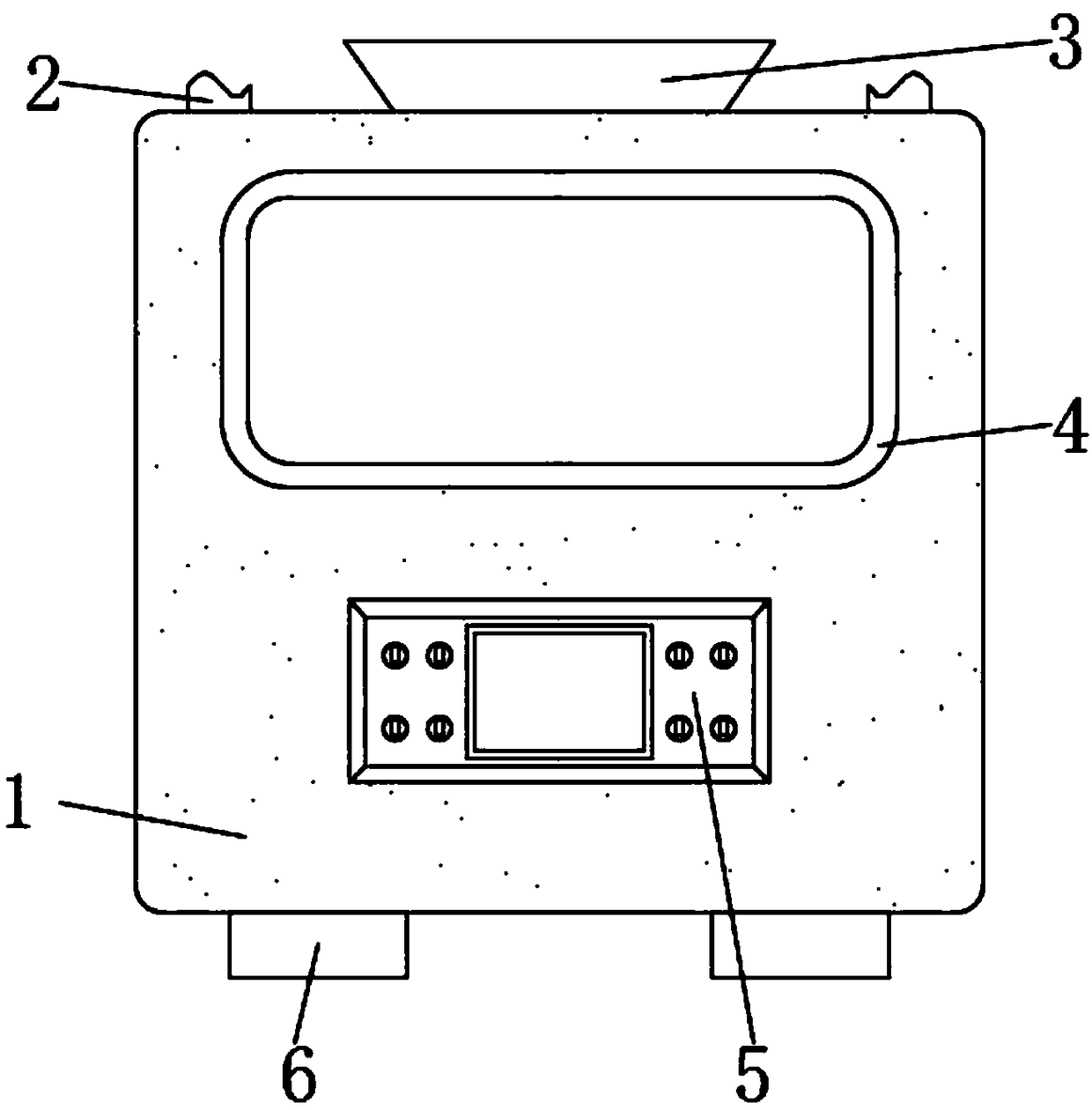 Tungsten powder production feeding device