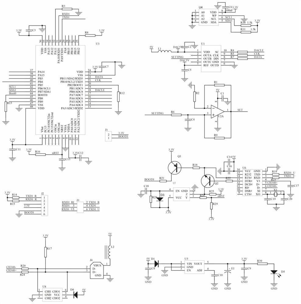 Broadband adjustable standard component for passive intermodulation measurement and adjustment method