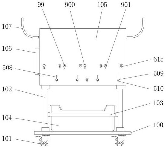 A tool storage device for medical surgery