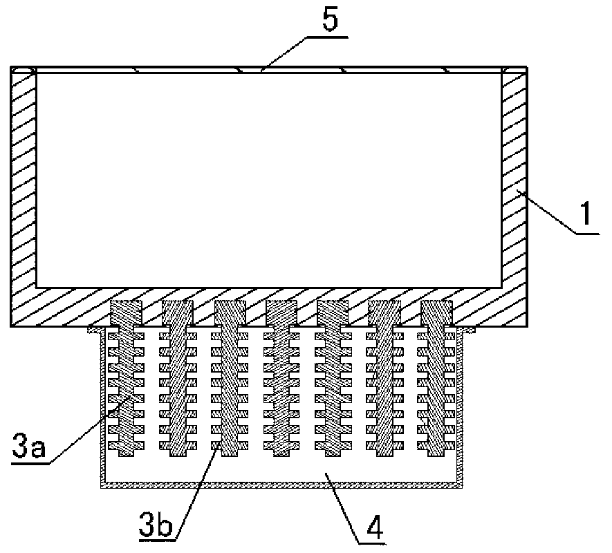 Water cooling structure for insert type motor controller