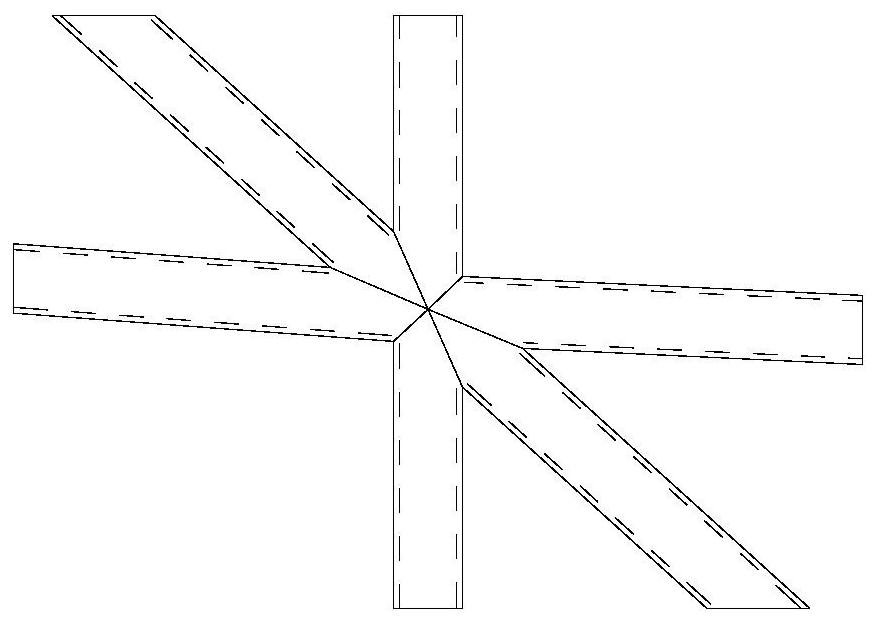 Processing data extraction method of special-shaped curtain wall keel