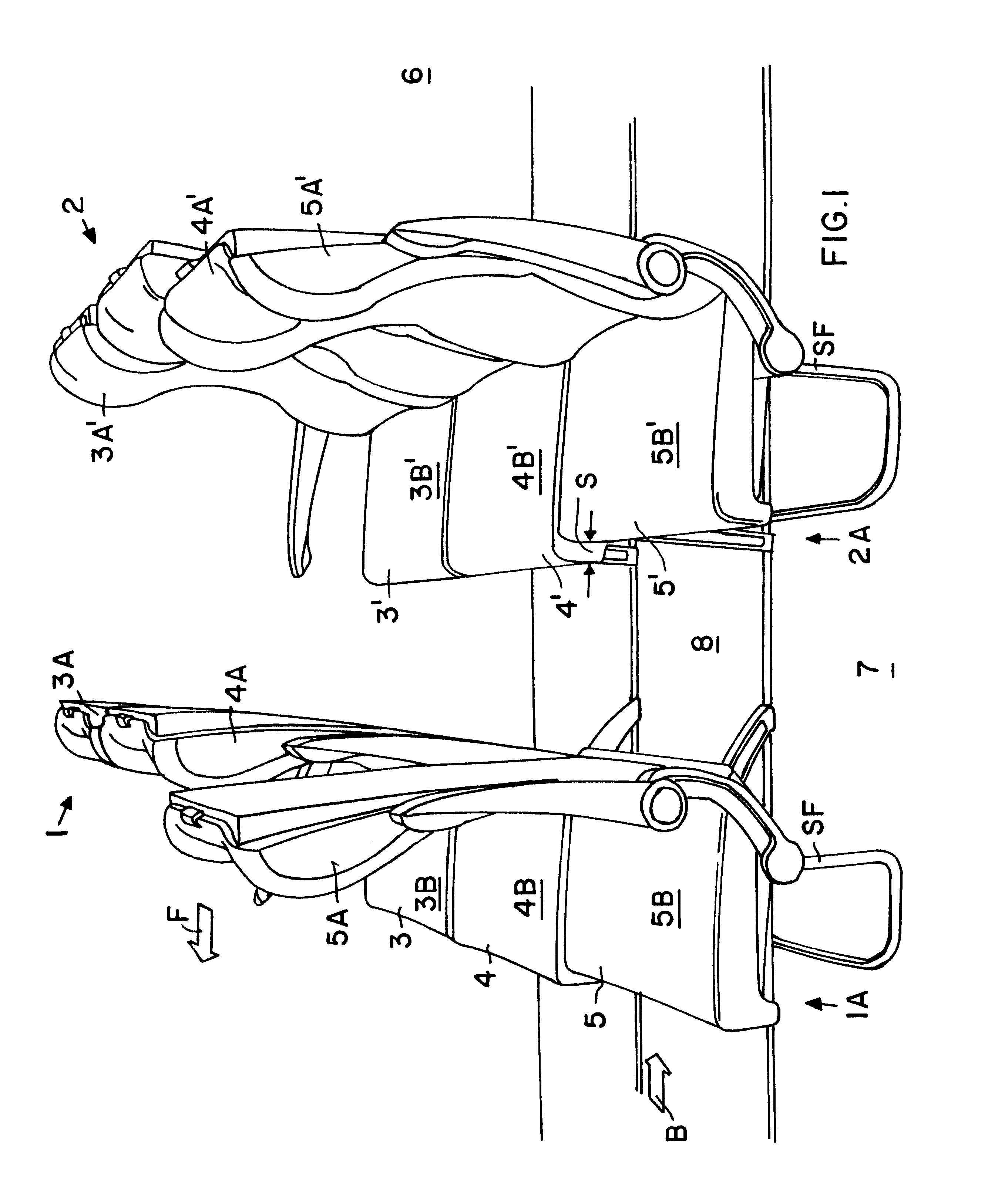 Aircraft passenger chair