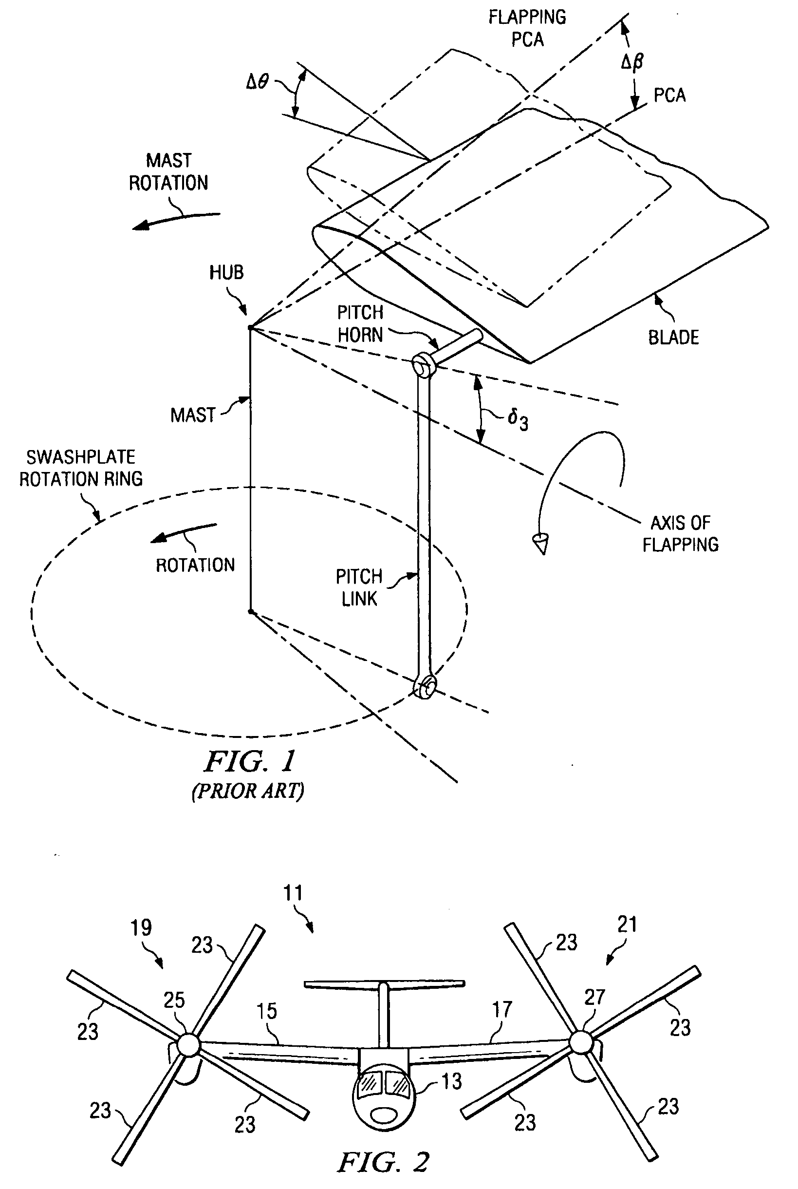 Stiff-in-Plane Gimbaled Tiltrotor Hub