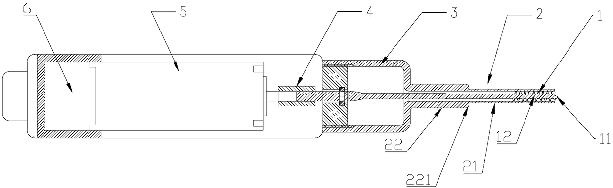 Minimally invasive bone taking equipment