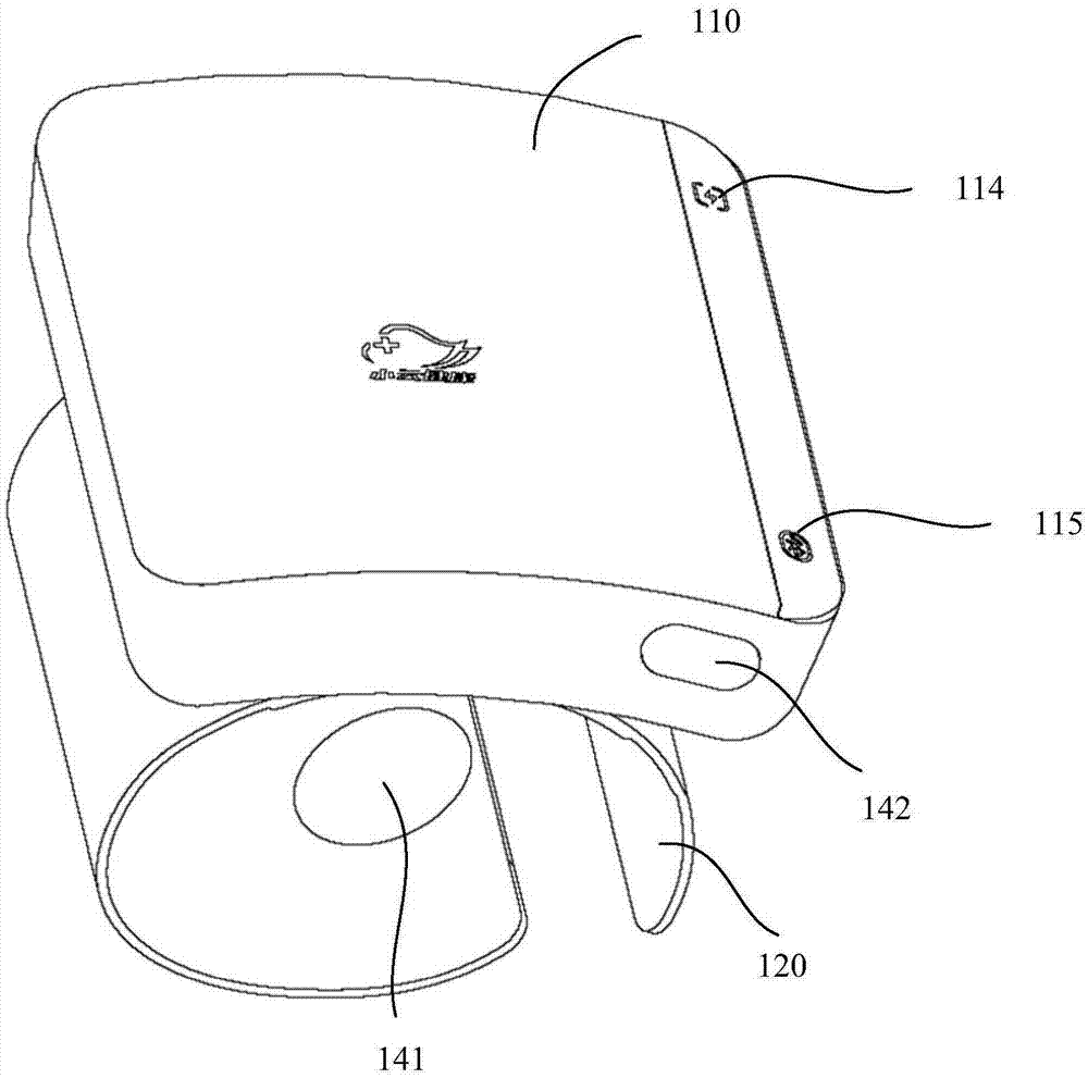 Portable detection device for measuring blood pressure and single-lead electrocardiogram