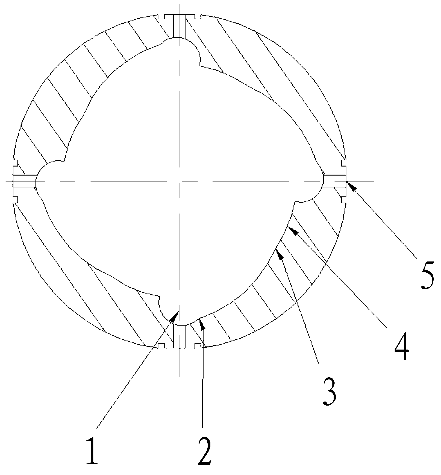 Dynamic and static pressure conical bearing with wedged dovetail cavities