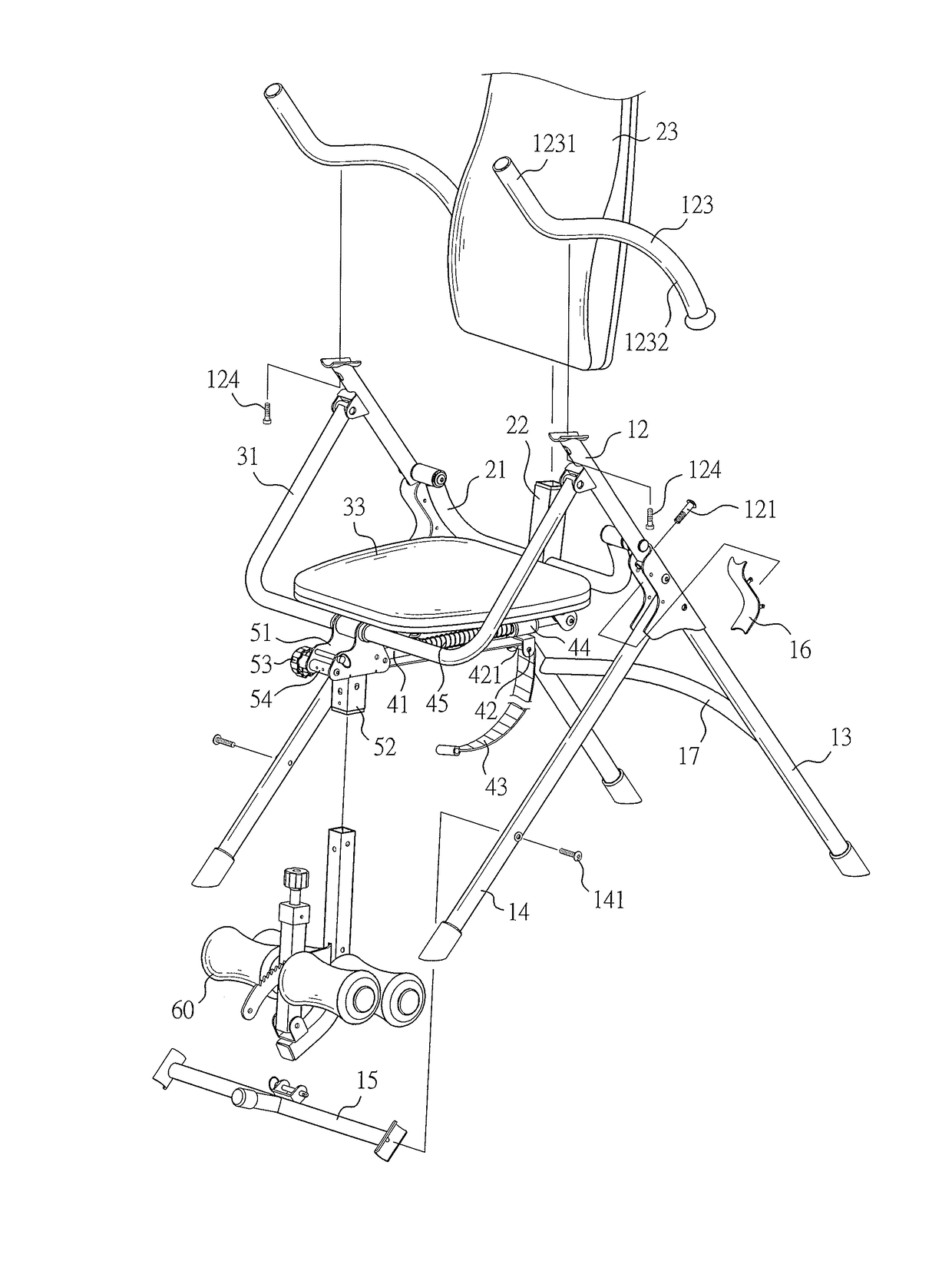 Seated Inversion Table