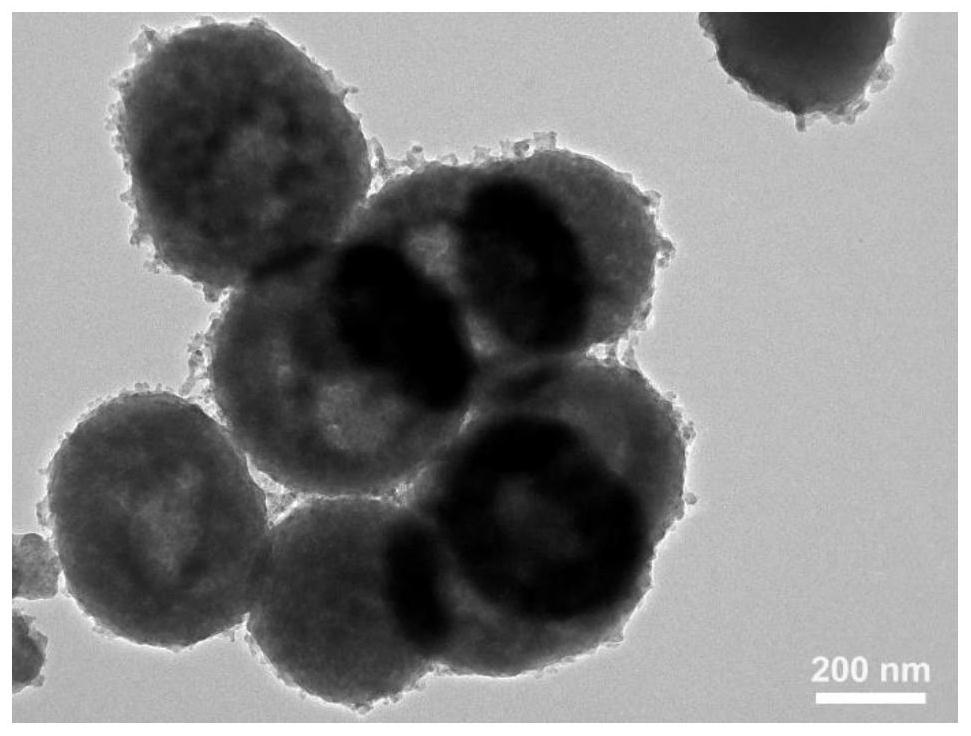 Hollow spherical bimetallic chalcogenide, preparation method and sodium battery negative electrode