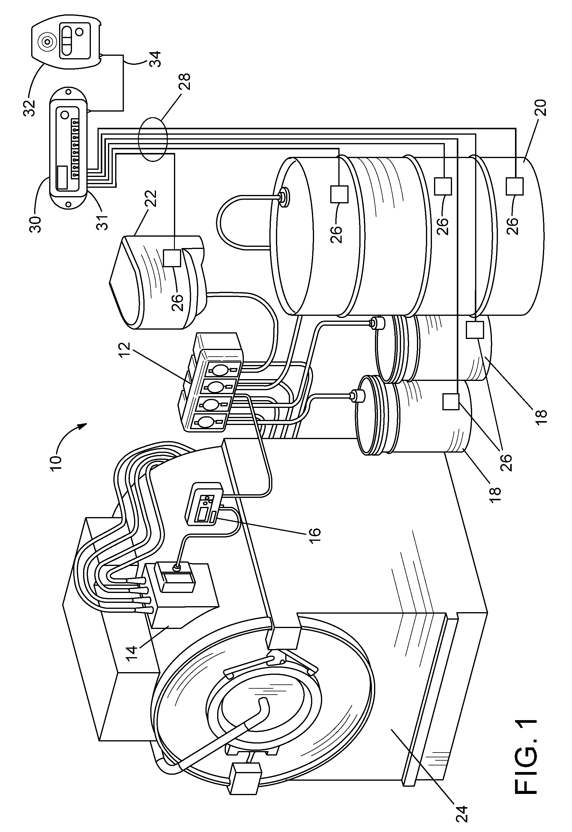 System and method for product level monitoring in a chemical dispensing system