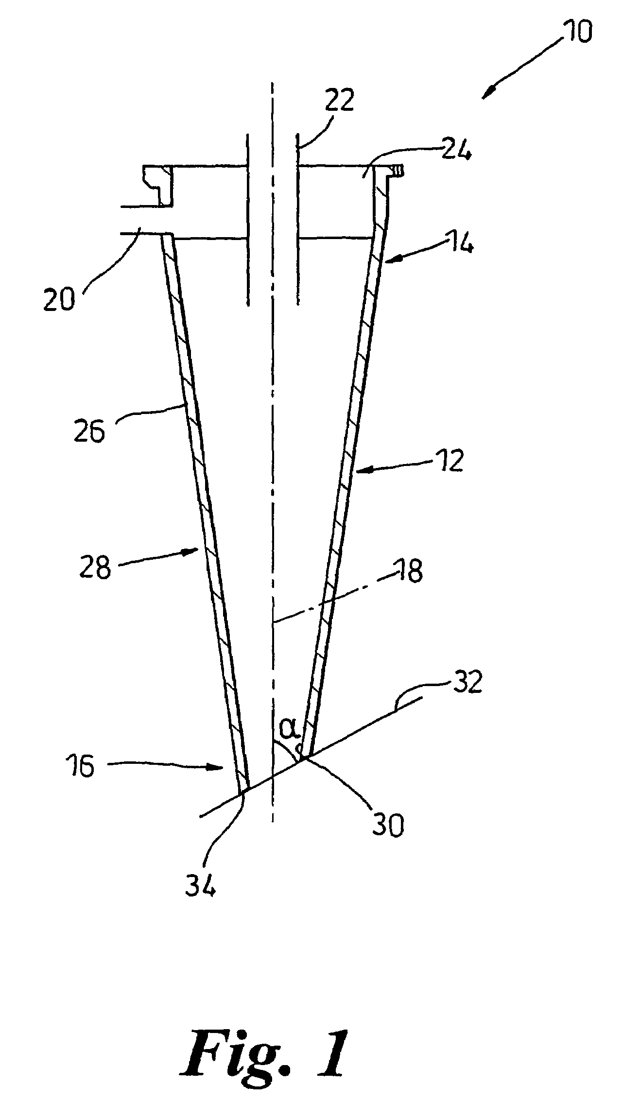 Cyclonic separating apparatus