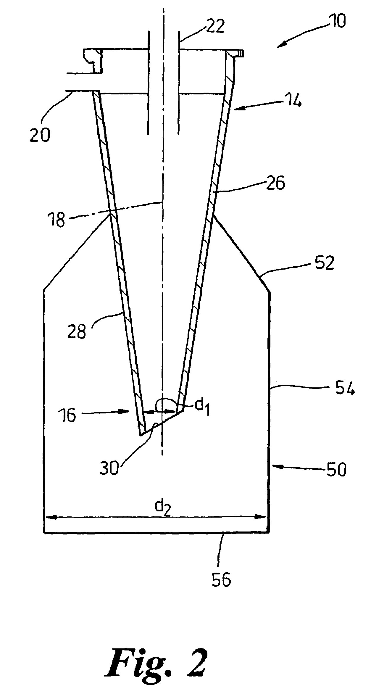 Cyclonic separating apparatus